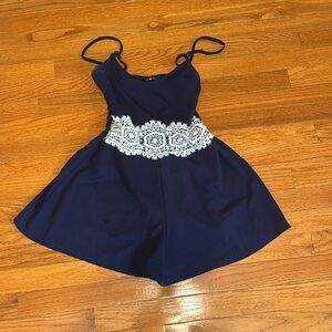Blue Romper